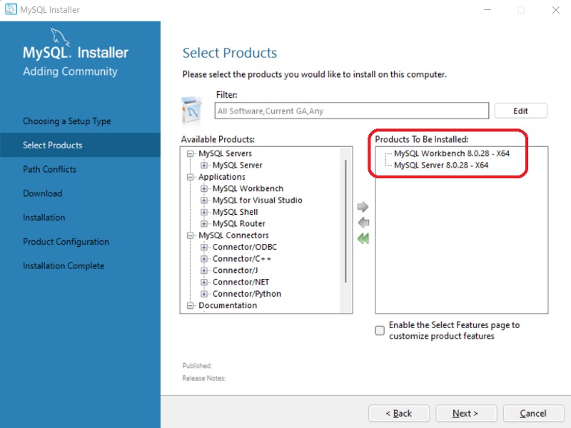 Add MySQL Workbench and MySQL Server