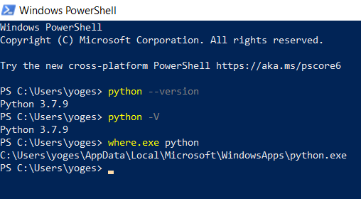 Python | PowerShell